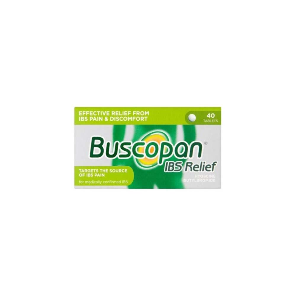 Buscopan IBS Relief Tablets for Stomach Pain Cramps Discomfort 40 Tablets Image 1
