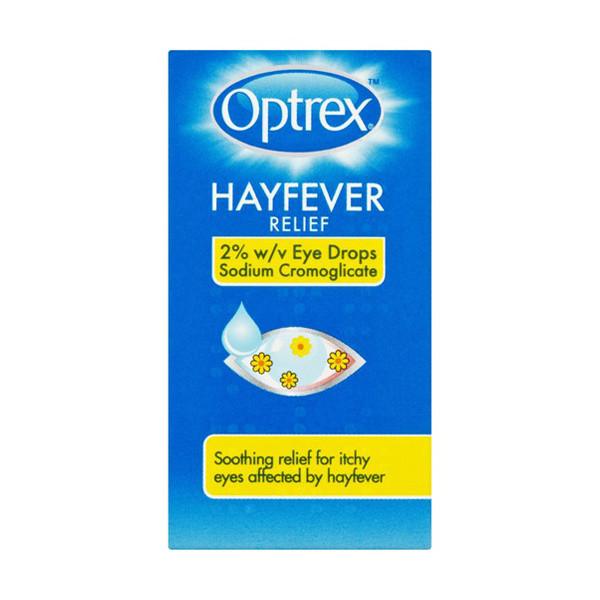 Optrex Hay Fever Relief Drops 10ml Image 1