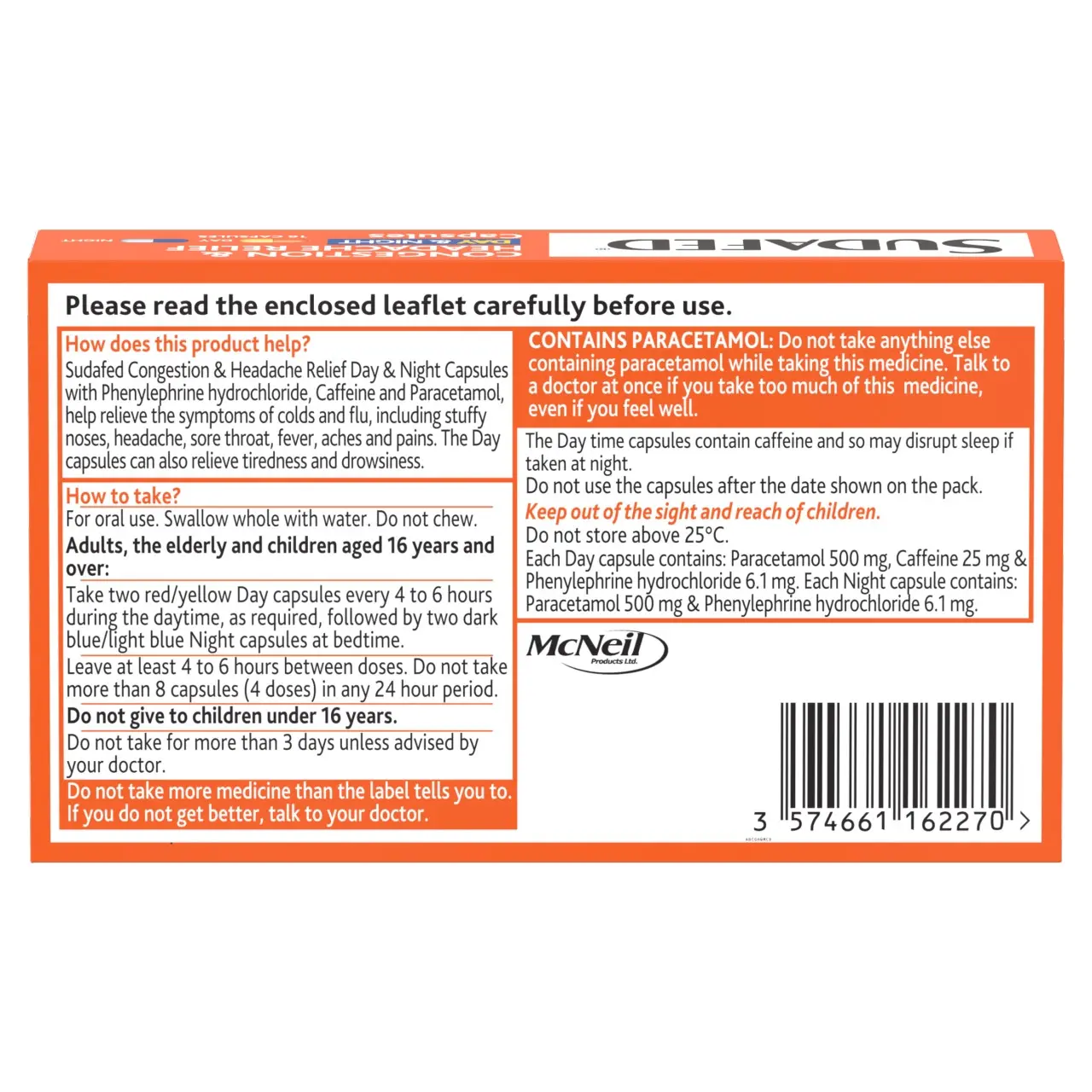 Sudafed Congestion & Headache Relief Max Strength 16 Years + 16 Capsules Image https://cdn11.bigcommerce.com/s-g585yu857h/images/stencil/1280w/products/2954/38585/03574661162270_T16___64112.1788257924.jpg1