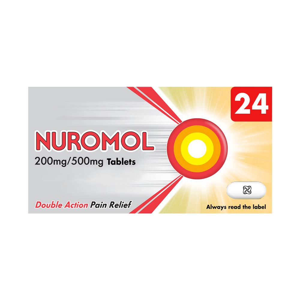 Nuromol 200/500mg 24 Tablets Image 1