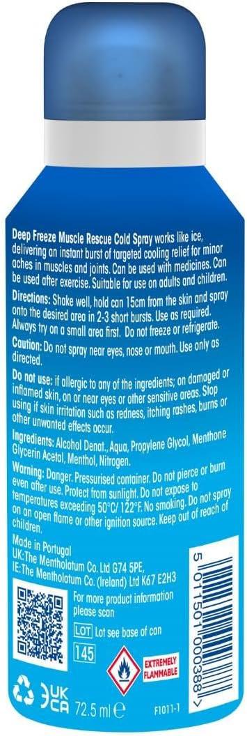 Deep Freeze Muscle Rescue Cold Spray 72.5ml Image https://cdn11.bigcommerce.com/s-g585yu857h/images/stencil/1280w/products/2989/39913/61KcAoHz8VL._AC_SL1080___88530.1789115856.jpg1