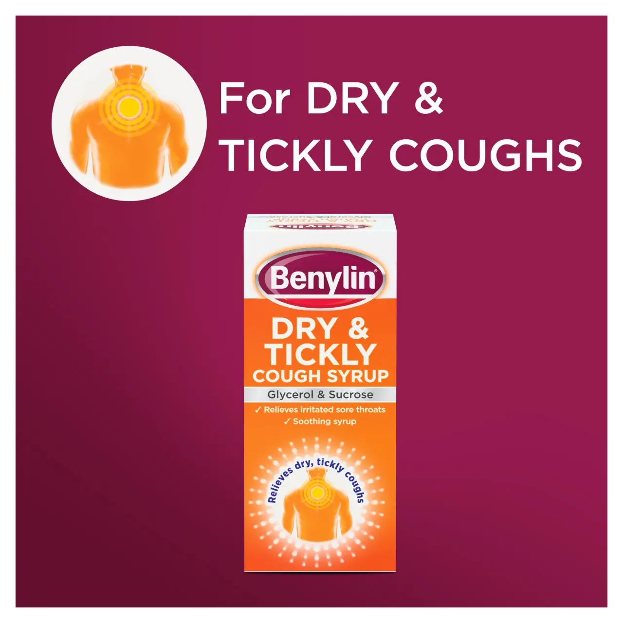 Benylin Dry & Tickly Cough Syrup 150ml Image https://cdn11.bigcommerce.com/s-g585yu857h/images/stencil/1280w/products/2996/33552/03574661370194_T61___95394.1783004422.jpg1