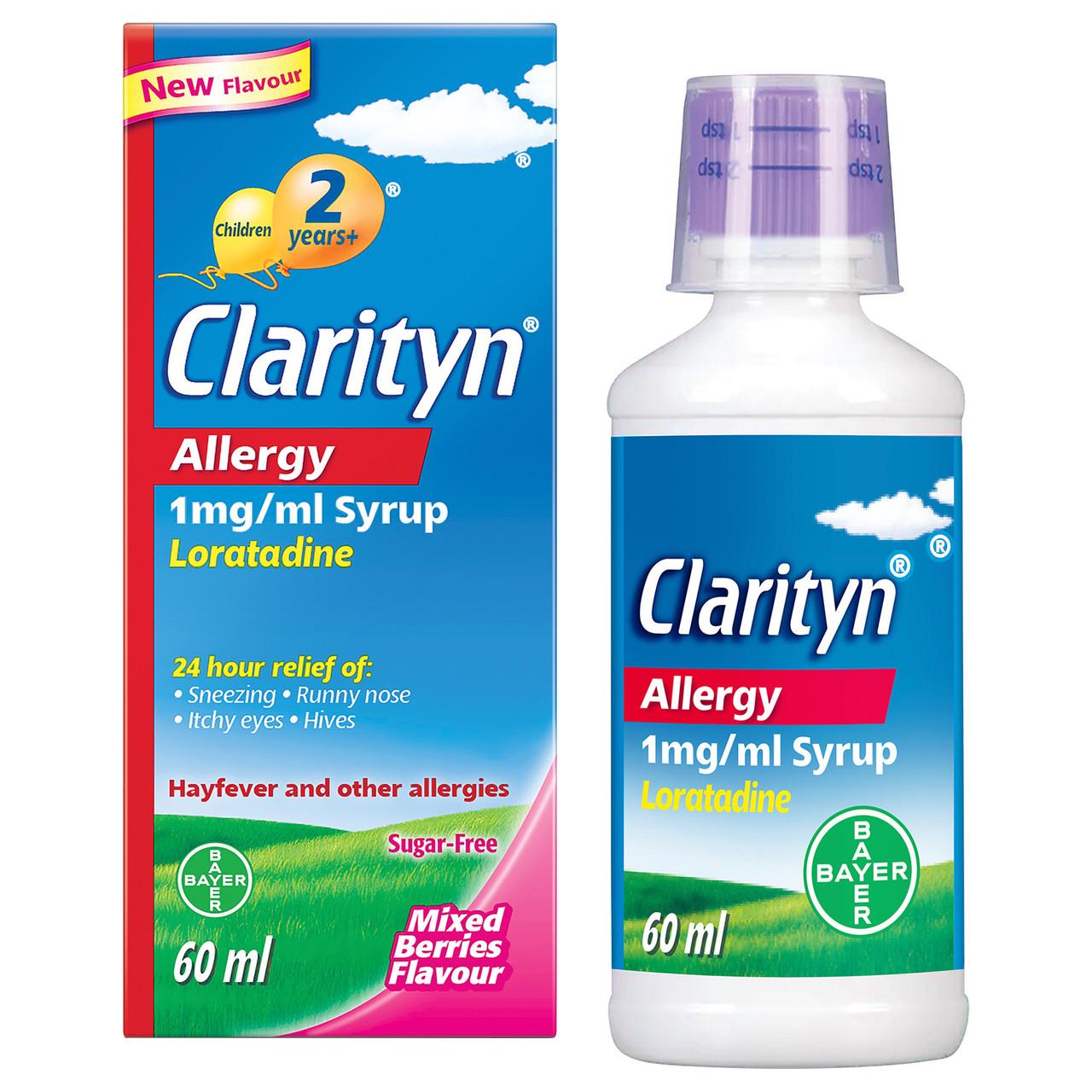 Clarityn Allergy Syrup for Children 60ml Image https://cdn11.bigcommerce.com/s-g585yu857h/images/stencil/1280w/products/3006/5257/Clarityn-Allergy-Syrup-for-Children__78037__42163.1781535845.jpg1