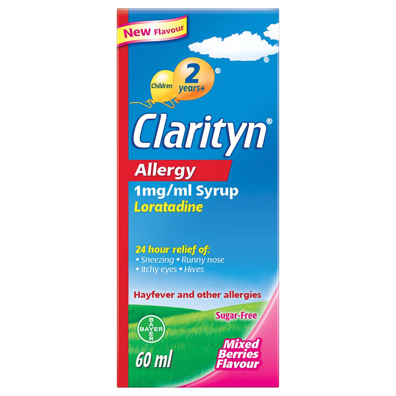 Clarityn Allergy Syrup for Children 60ml Image 1