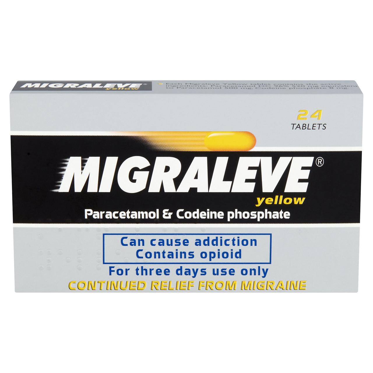 Migraleve Yellow 24 Tablets Image 1