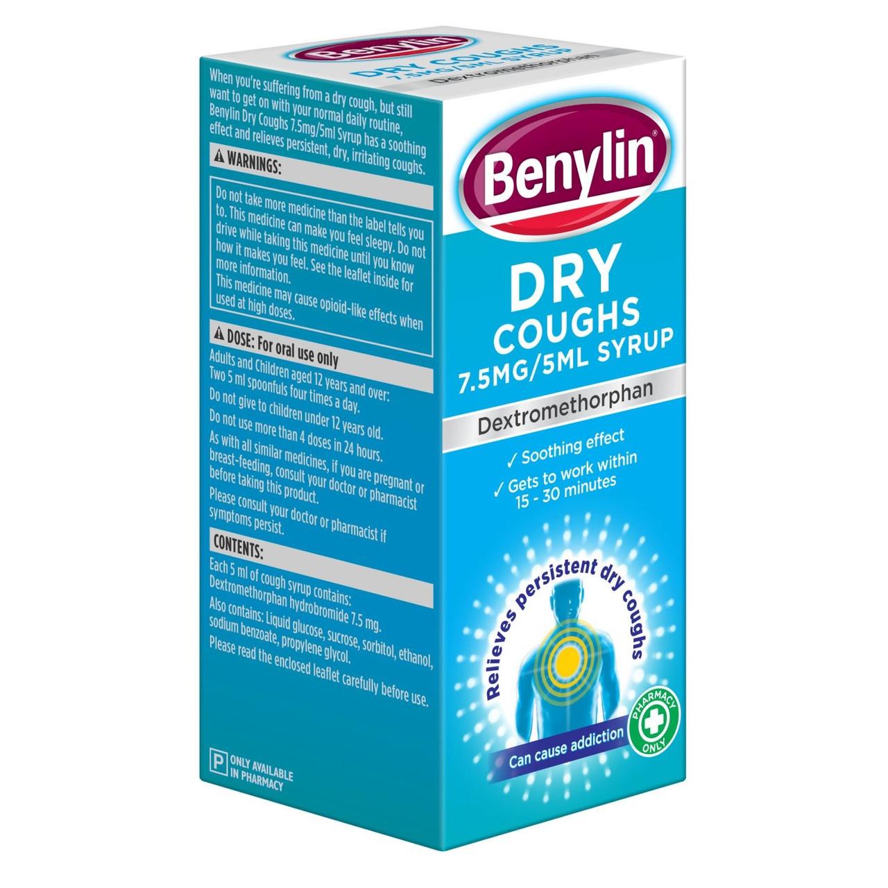 semaglutide dry cough Benylin Dry Coughs Syrup 150ml