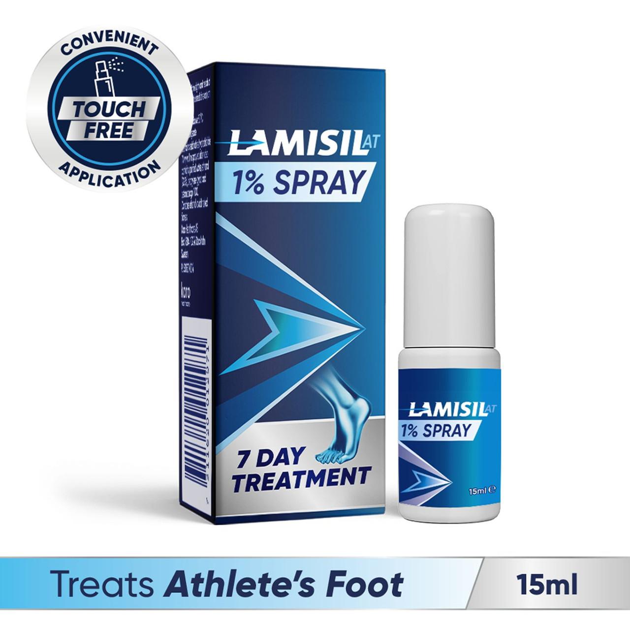 Lamisil AT Athletes Foot 1% Spray 15ml Image 1