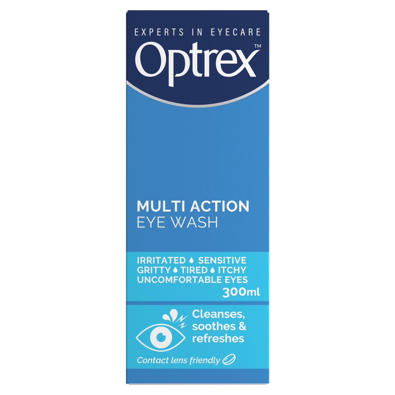 Optrex Multi Action Eye Wash 300ml Image https://cdn11.bigcommerce.com/s-g585yu857h/images/stencil/1280w/products/3043/12368/5011417590935_T1__64880.1741366617.jpg1