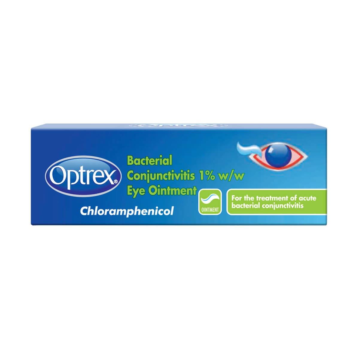 Optrex Bacterial Conjunctivitis 1% w/w Eye Ointment 4g Image 1