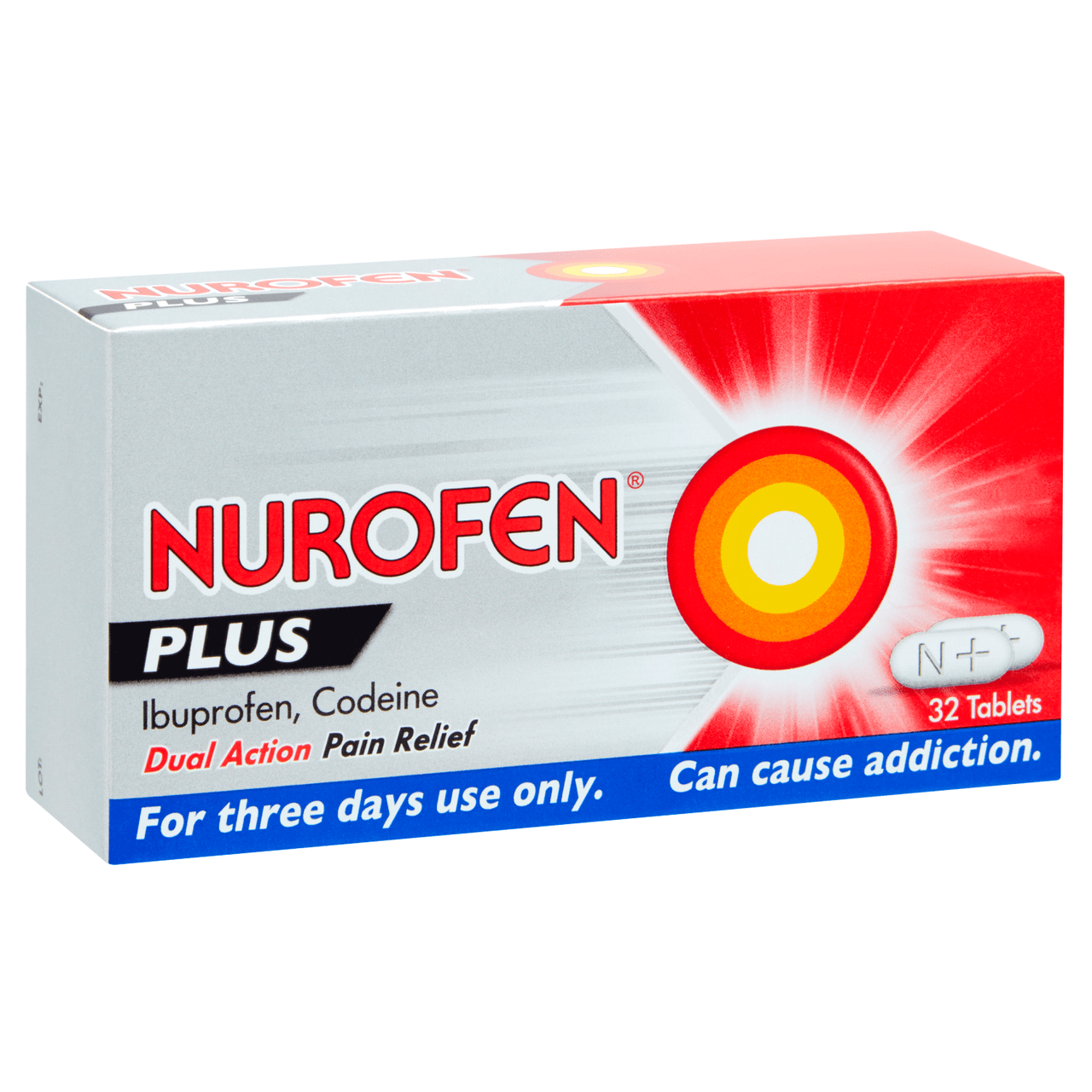 Nurofen Plus 200mg 32 Tablets Image https://cdn11.bigcommerce.com/s-g585yu857h/images/stencil/1280w/products/3049/17558/5000158105591_T9__50174.1755518627.png1