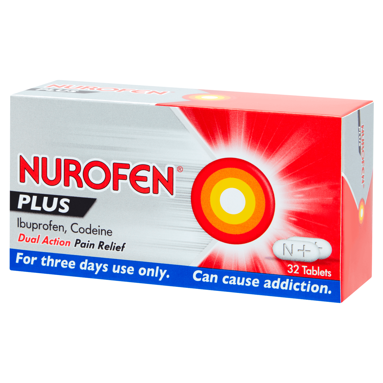 Nurofen Plus 200mg 32 Tablets Image https://cdn11.bigcommerce.com/s-g585yu857h/images/stencil/1280w/products/3049/17559/5000158105591_T8__00842.1755518627.png1