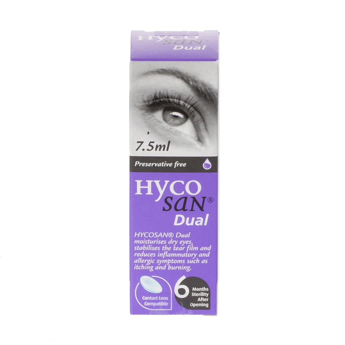 Hycosan Dual Lubricating Eye Drops 7.5ml Image 1