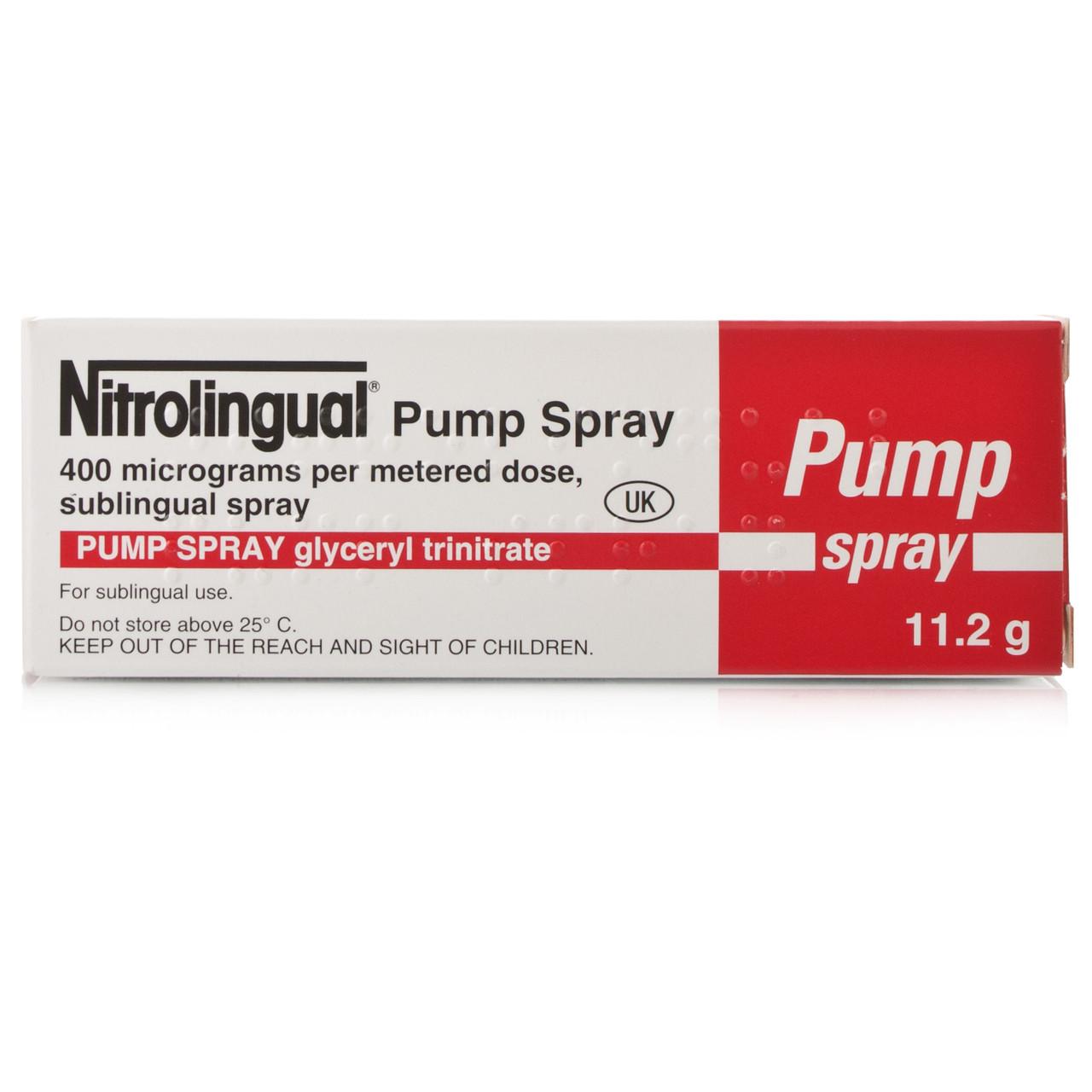 Nitrolingual Pumpspray 200 Dose 11.2G Image 1