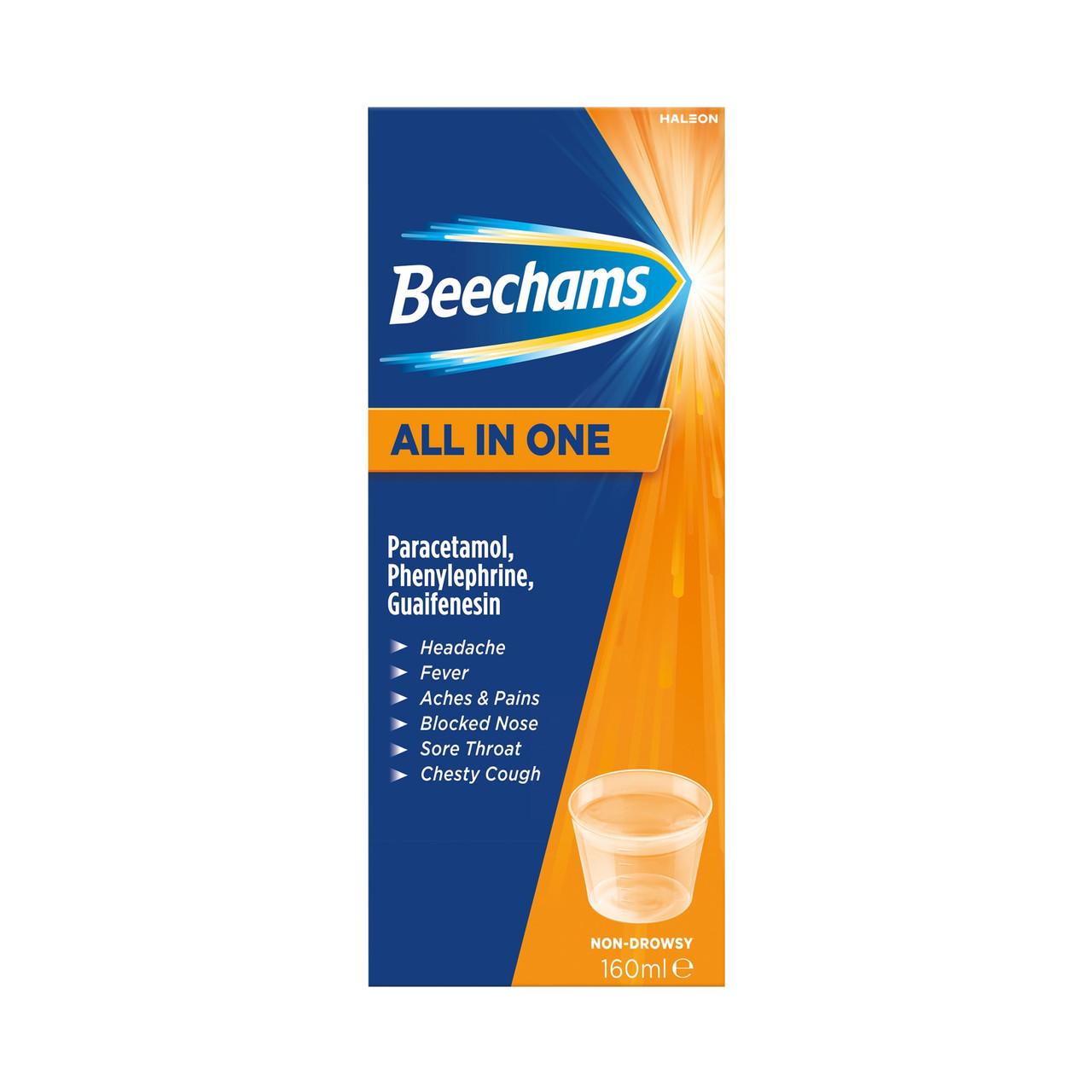Beechams All In One Liquid 160ml Image 1