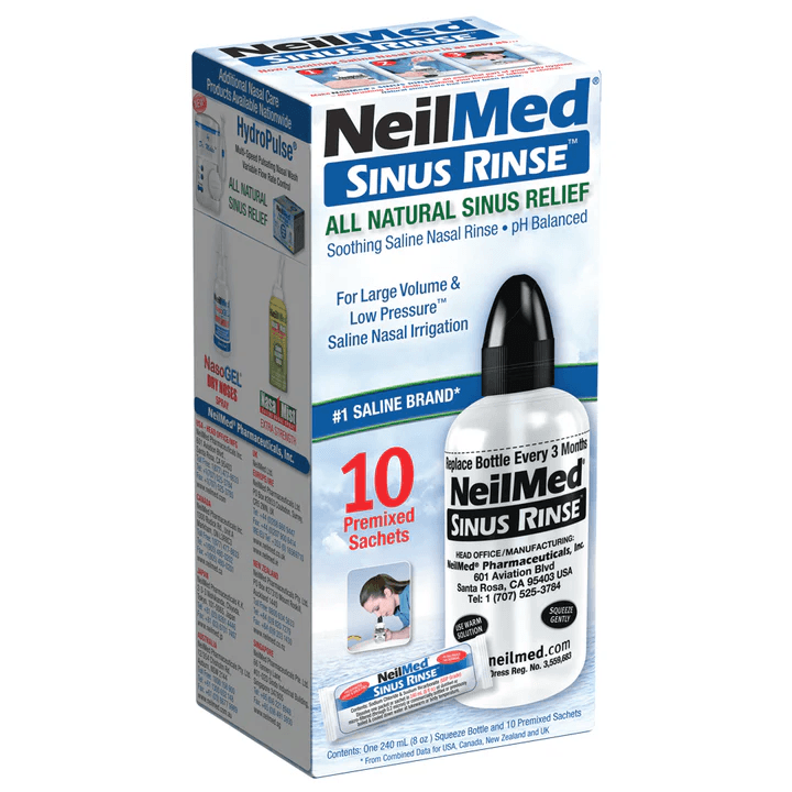 Sinus Rinse Starter Kit Premixed Sachets 10 ct Image 1
