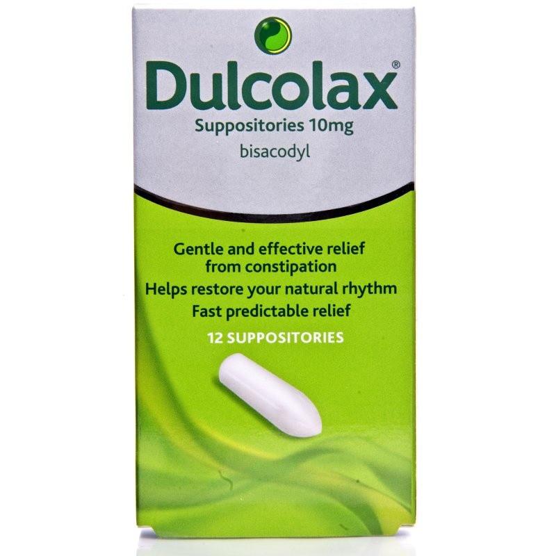 Dulcolax Suppositories 10mg (12 Years Plus) 12 Suppositories Image 1