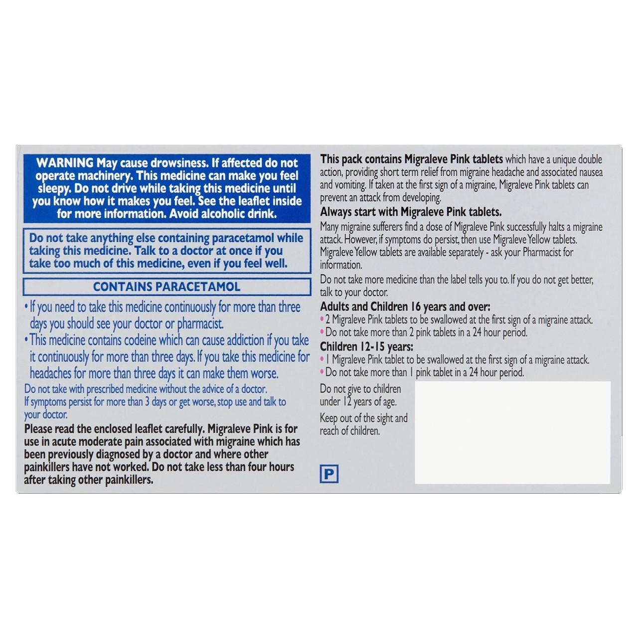 Migraleve Pink 24 Tablets Image https://cdn11.bigcommerce.com/s-g585yu857h/images/stencil/1280w/products/3157/5513/Migraleve-Pink-24-Tablets__81981__87762.1740667929.jpg1