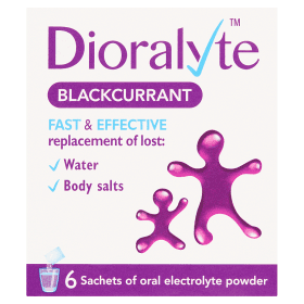 Dioralyte Sachets in Blackcurrant Flavour 6 Sachets Image 1