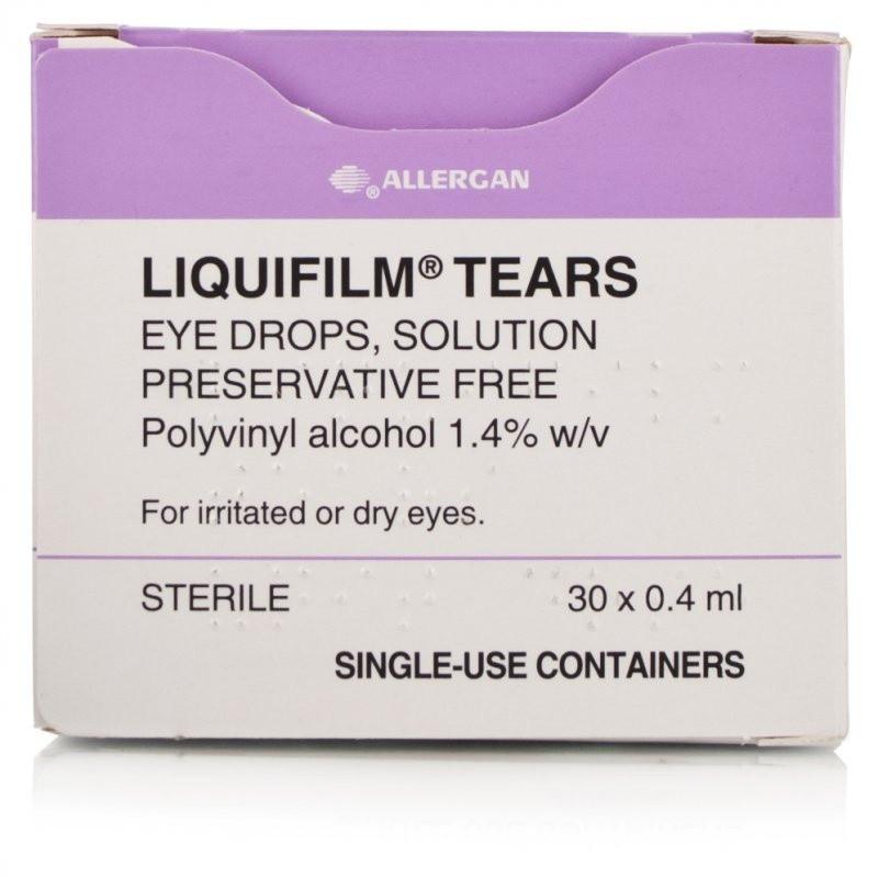 Liquifilm Tears Eye Drops Solution 30 x 0.4ml Image 1
