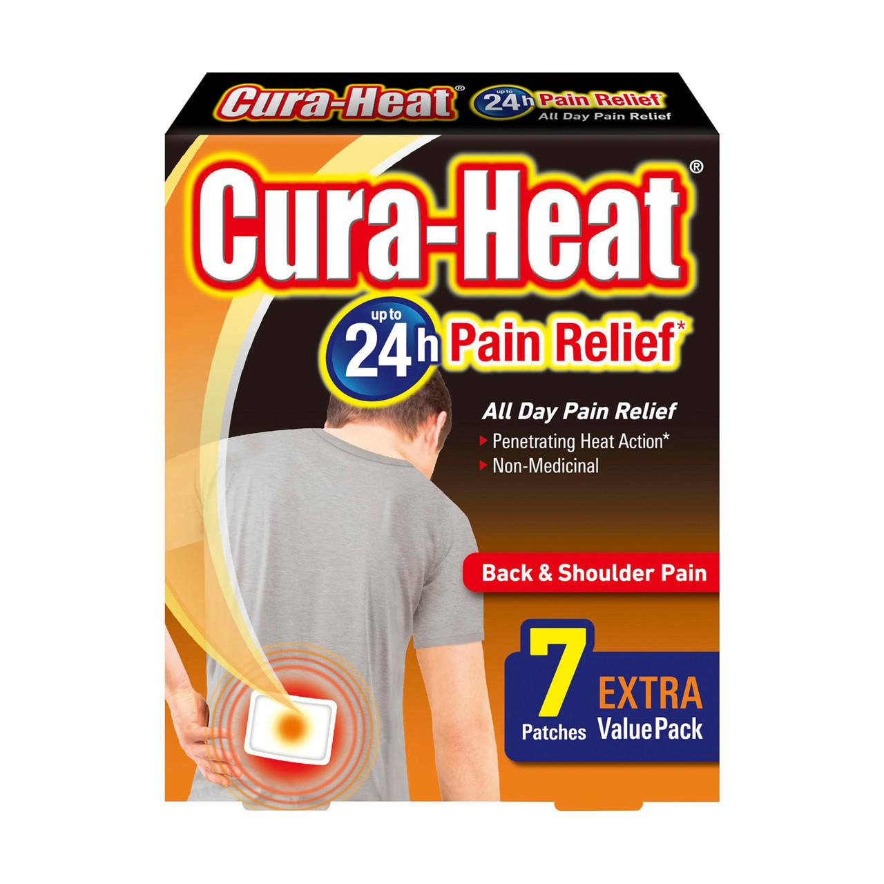 Cura Heat - Back Pain 7 Patches Image 1