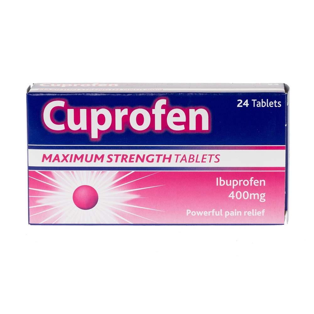 Cuprofen Maximum Strength 400mg 24 Tablets Image 1