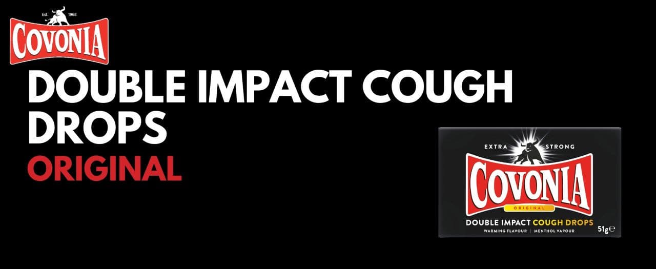 Covonia Double Impact Cough Drops - Strong Original Sugar Free 30g Image https://cdn11.bigcommerce.com/s-g585yu857h/images/stencil/1280w/products/3213/23221/11_original_cough_drops__56745.1761581246.jpg1