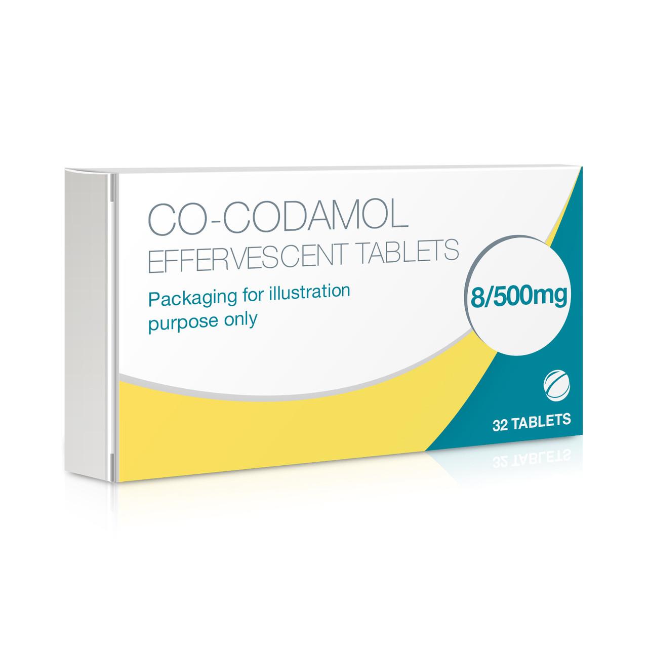 Co-codamol 8/500mg Effervescent 32 Effervescent Tablets Image 1