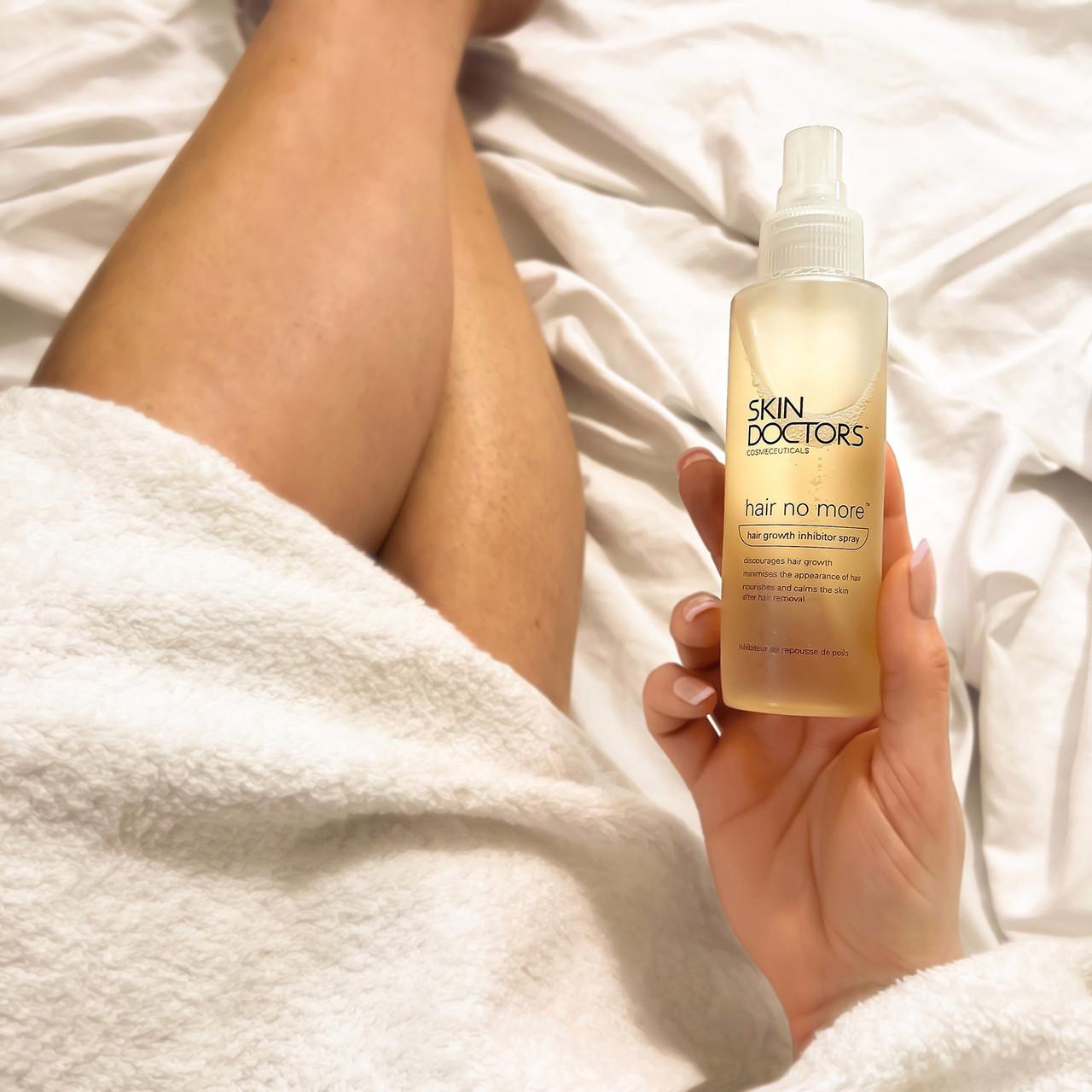 Skin Doctors Hair No More Inhibitor Spray 120ml Image https://cdn11.bigcommerce.com/s-g585yu857h/images/stencil/1280w/products/3245/5667/Skin-Doctors-Hair-No-More-Inhibitor-Spray__08556__72913.1740667936.jpg1