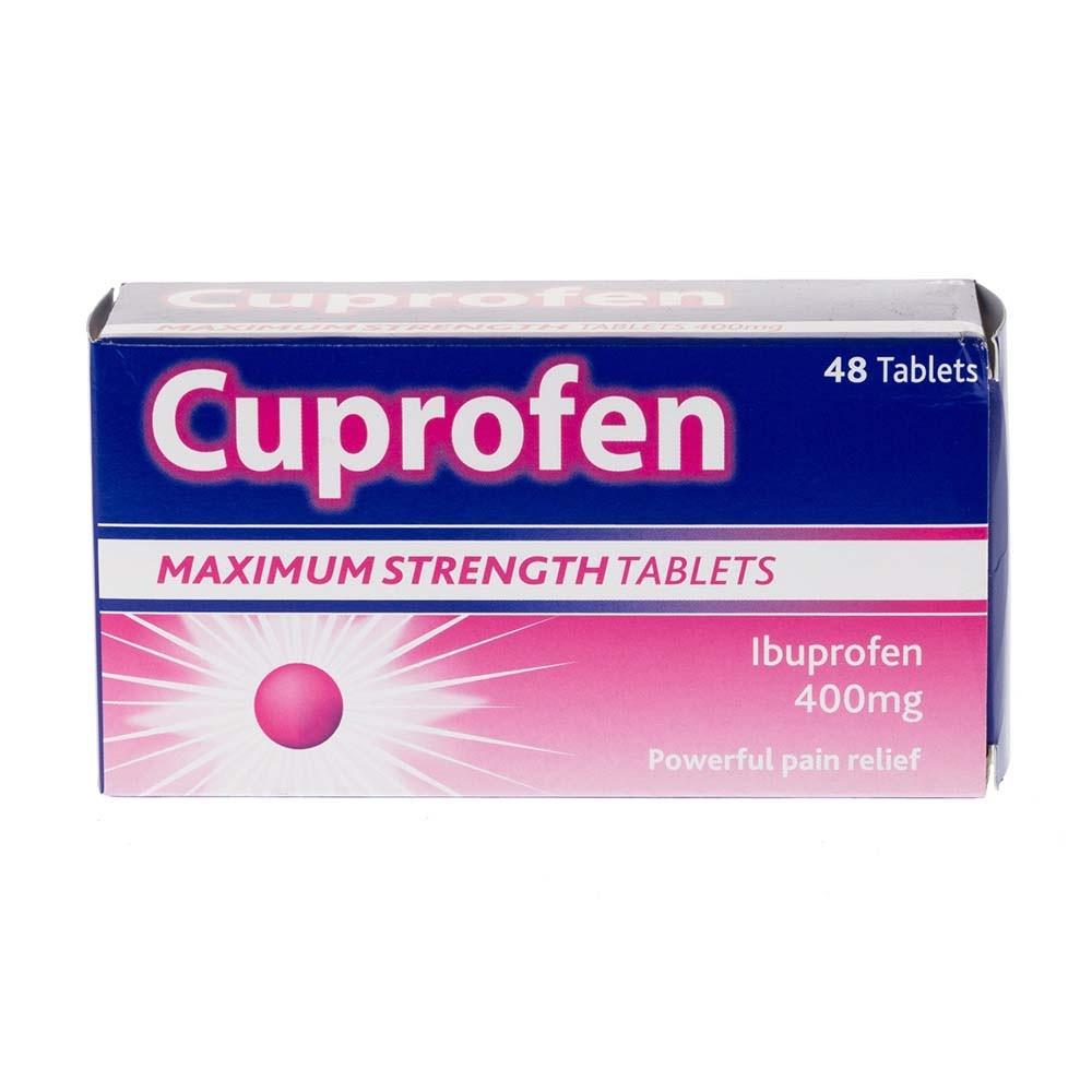 Cuprofen Maximum Strength 400mg 48 Tablets Image 1