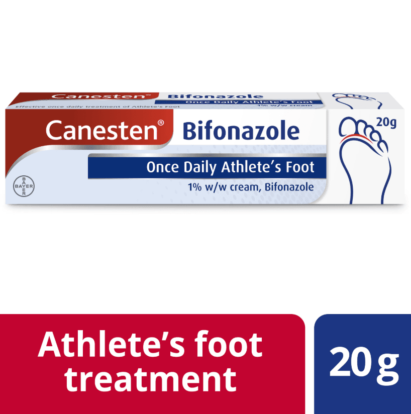 Canesten Bifonazole Once Daily Athletes Foot Cream 1% 20g Image https://cdn11.bigcommerce.com/s-g585yu857h/images/stencil/1280w/products/3253/34880/Screenshot_2026-07-21_114418__45520.1784630776.png1