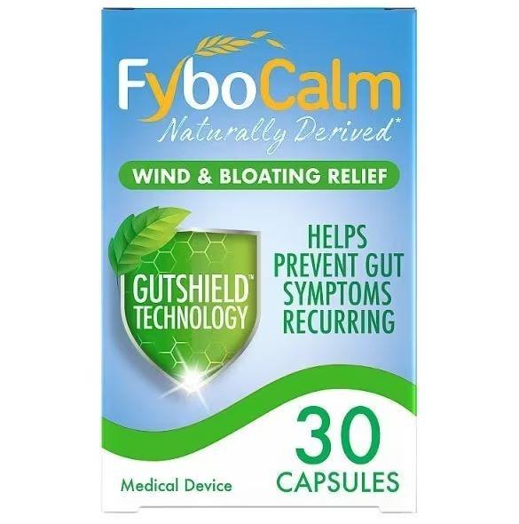FyboCalm Wind & Bloating Relief 30 Capsules Image 1
