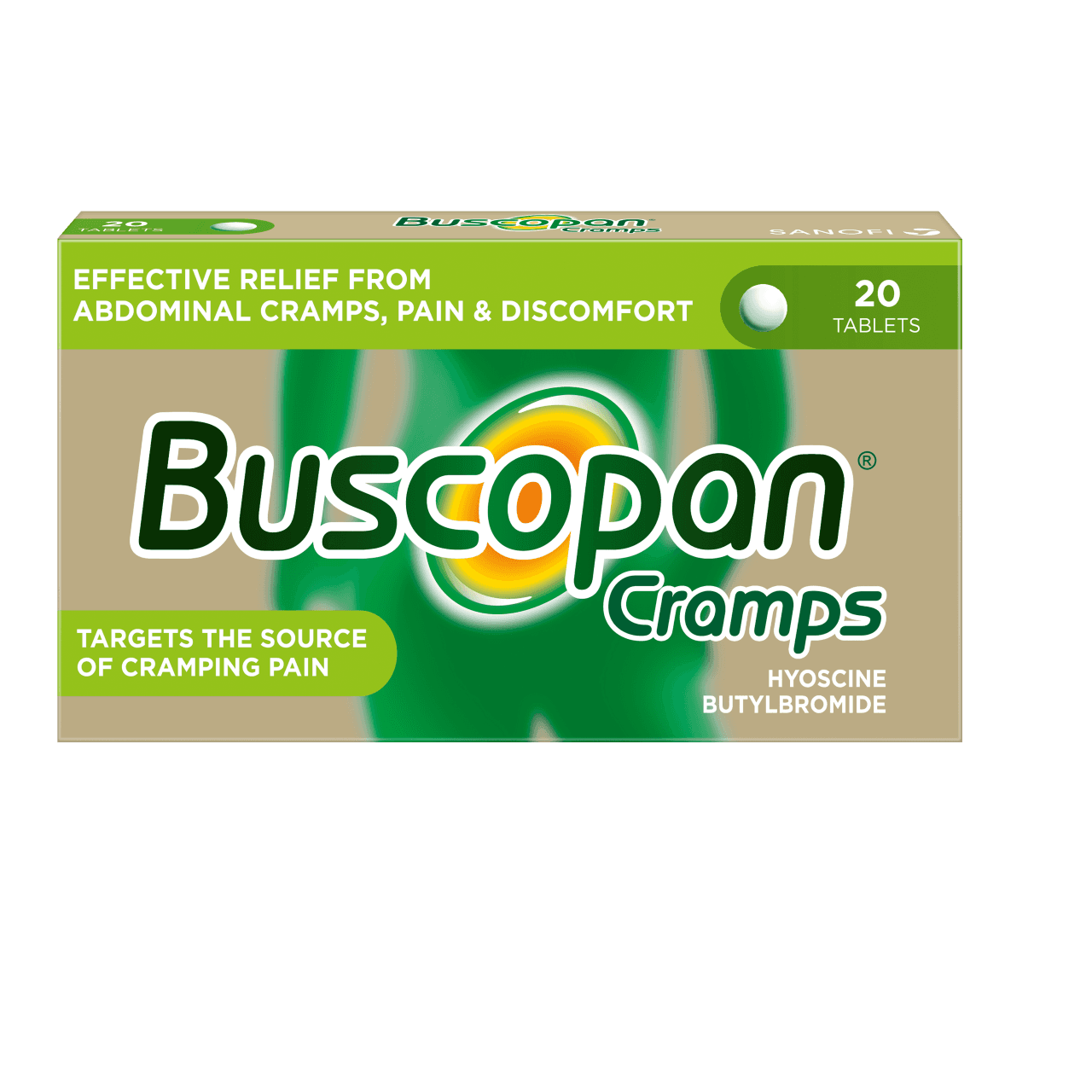 Buscopan Cramps 20 Tablets Image 1