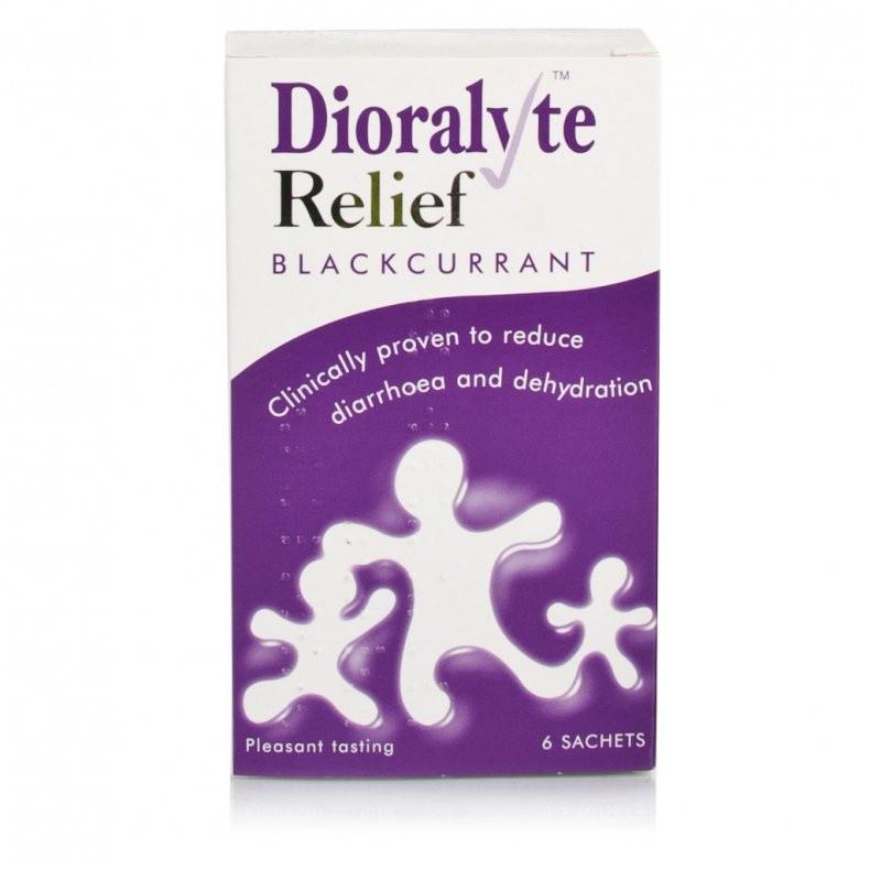 Dioralyte Relief Sachets Blackcurrant 6 Sachets Image 1