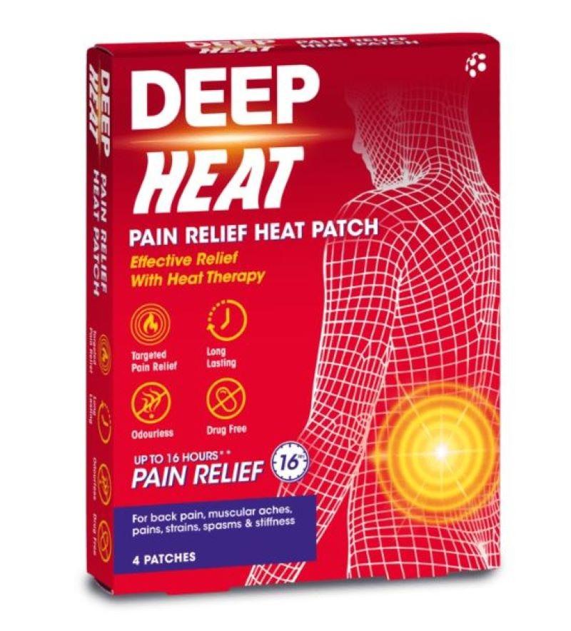 Deep Heat Patches 4 Patches Image 1