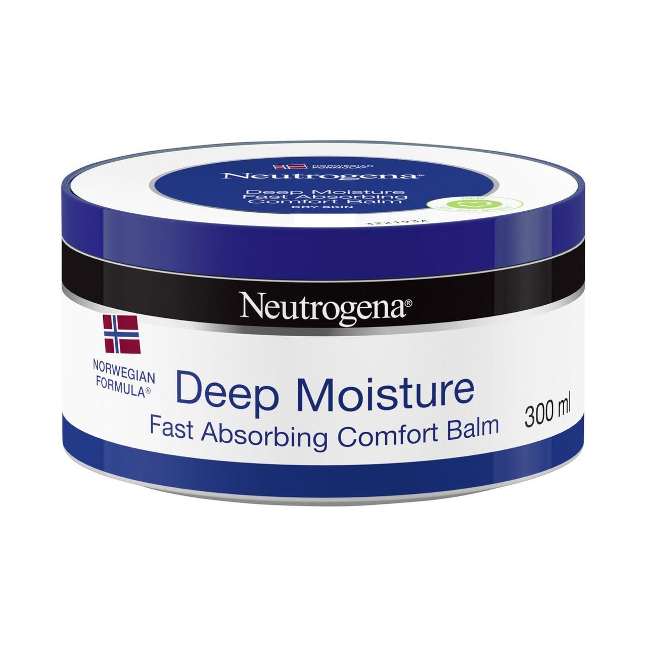 Neutrogena Norwegian Formula Deep Moisture Fast Absorbing Comfort Balm 300ml Image 1