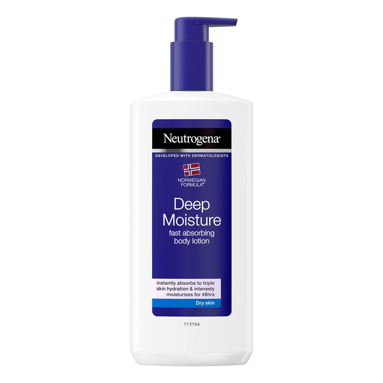 Neutrogena Norwegian Formula Deep Moisture Fast Absorbing Body Lotion 400ml Image 1