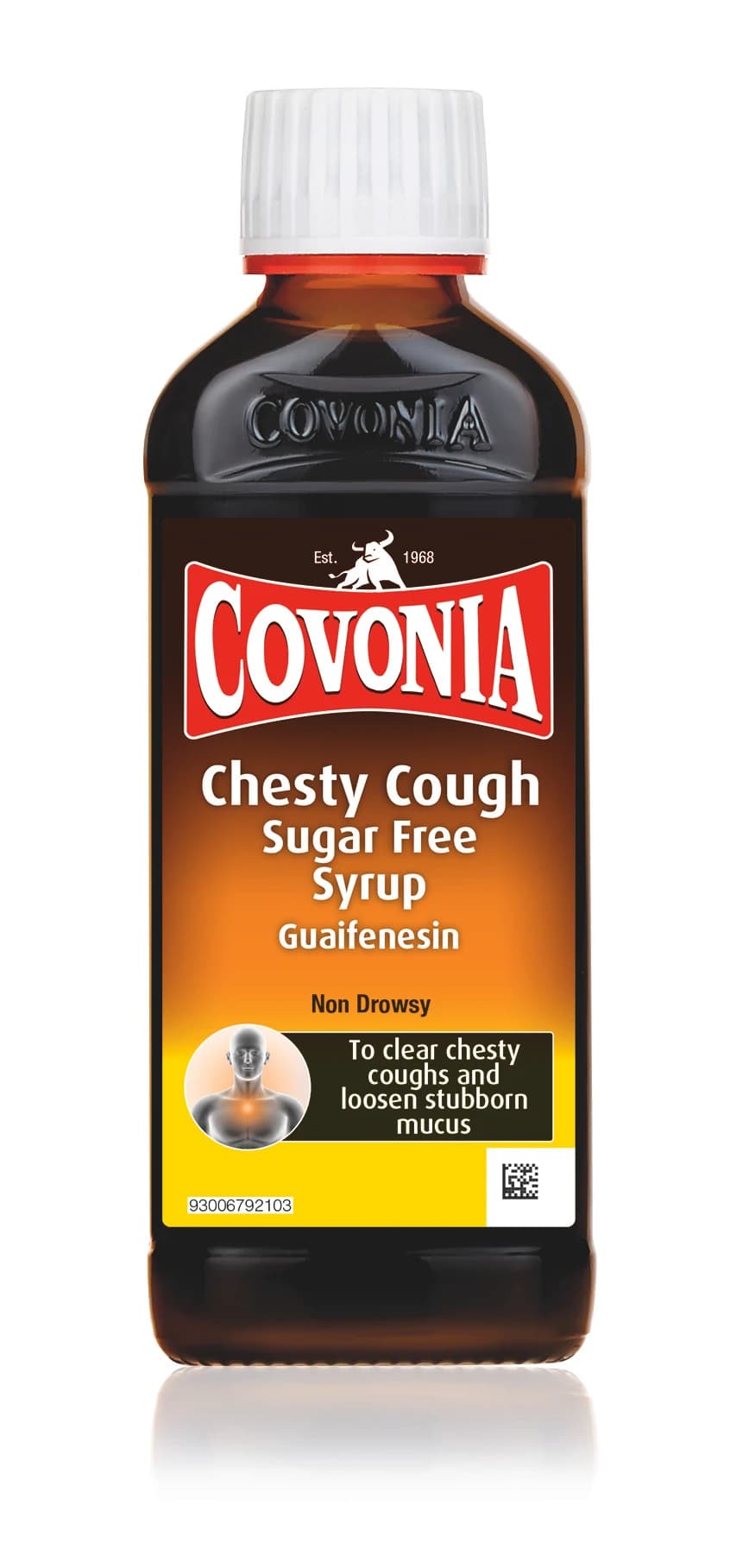 Covonia Chesty Cough Sugar Free Syrup 150ml Image 1