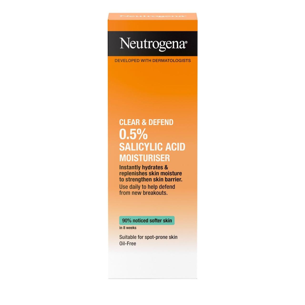 Neutrogena Clear & Defend Oil Free Moisturiser 50ml Image 1