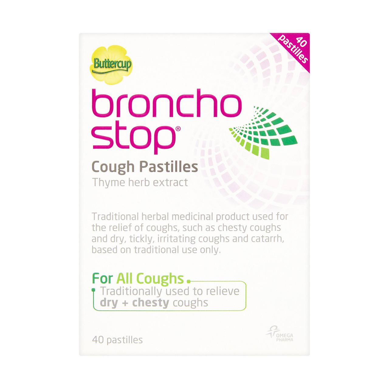 Buttercup Bronchostop Cough Pastilles 40 Pack Image 1