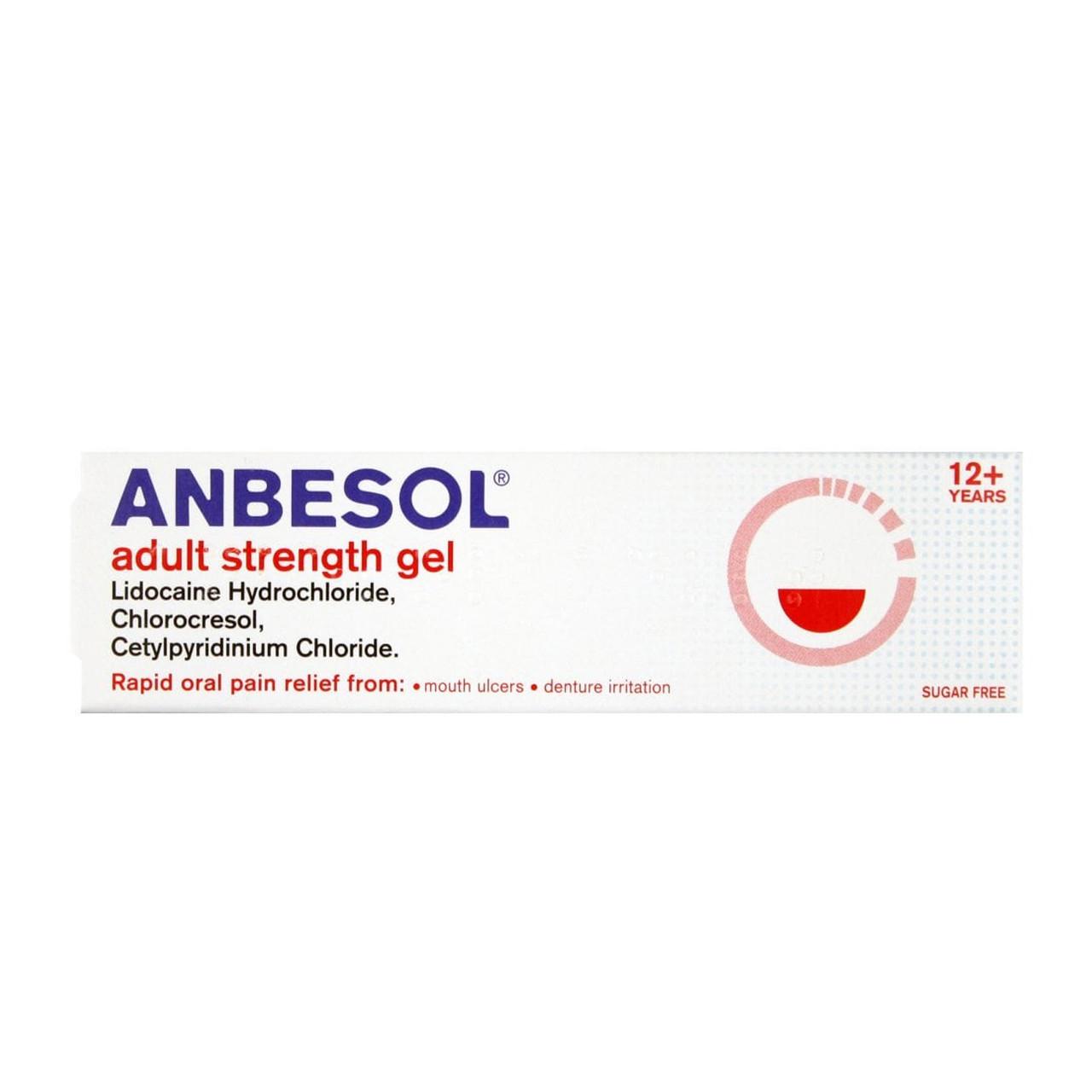 Anbesol Adult Strength Gel 10g Image 1