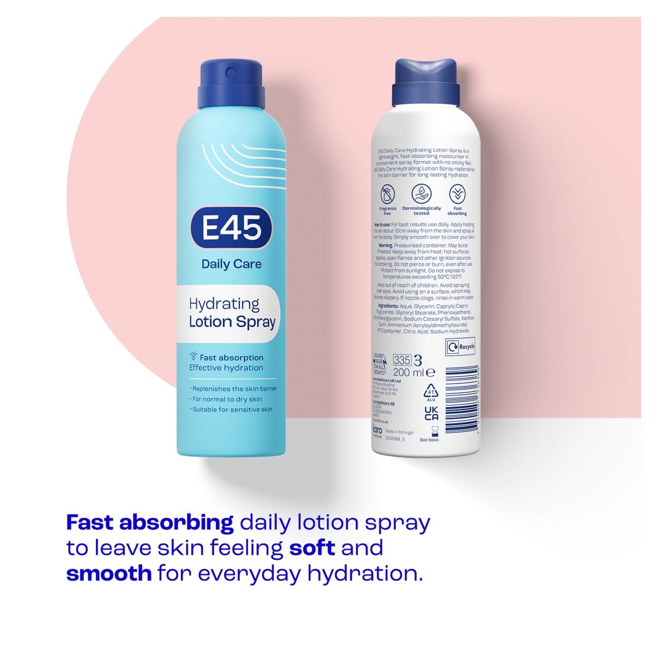 E45 Daily Lotion Spray 200ml Image https://cdn11.bigcommerce.com/s-g585yu857h/images/stencil/1280w/products/3485/11417/145988-1__50101.1781535952.jpg1