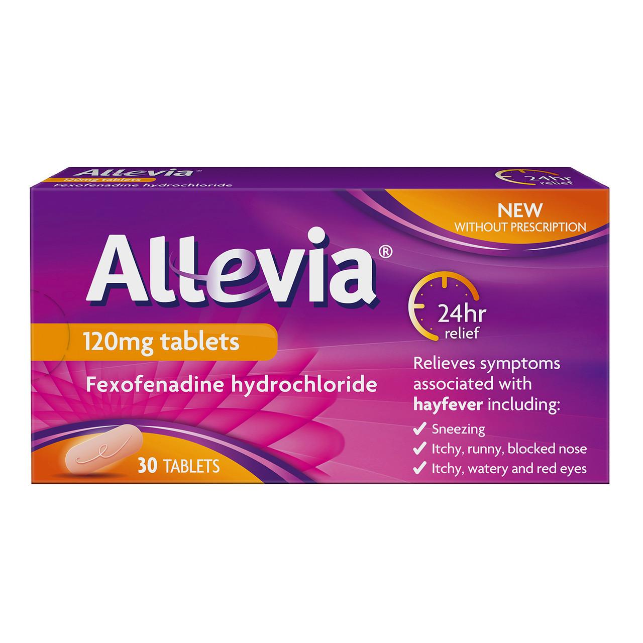 Allevia Hayfever Allergy Relief 30 Tablets Image 1
