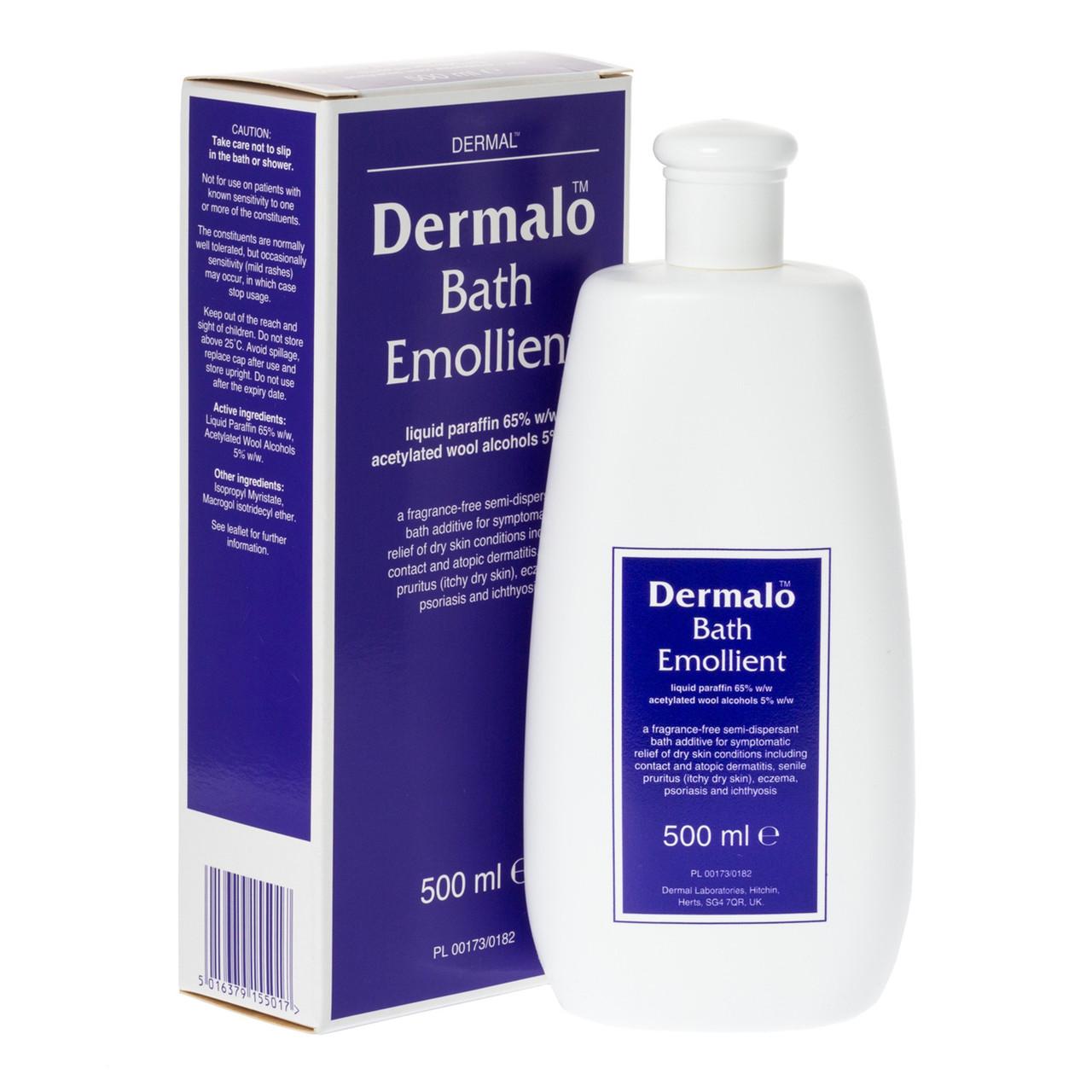 Dermalo Bath Emollient 500ml Image https://cdn11.bigcommerce.com/s-g585yu857h/images/stencil/1280w/products/3574/6377/Dermalo-Bath-Emollient__87104__43686.1740667965.jpg1