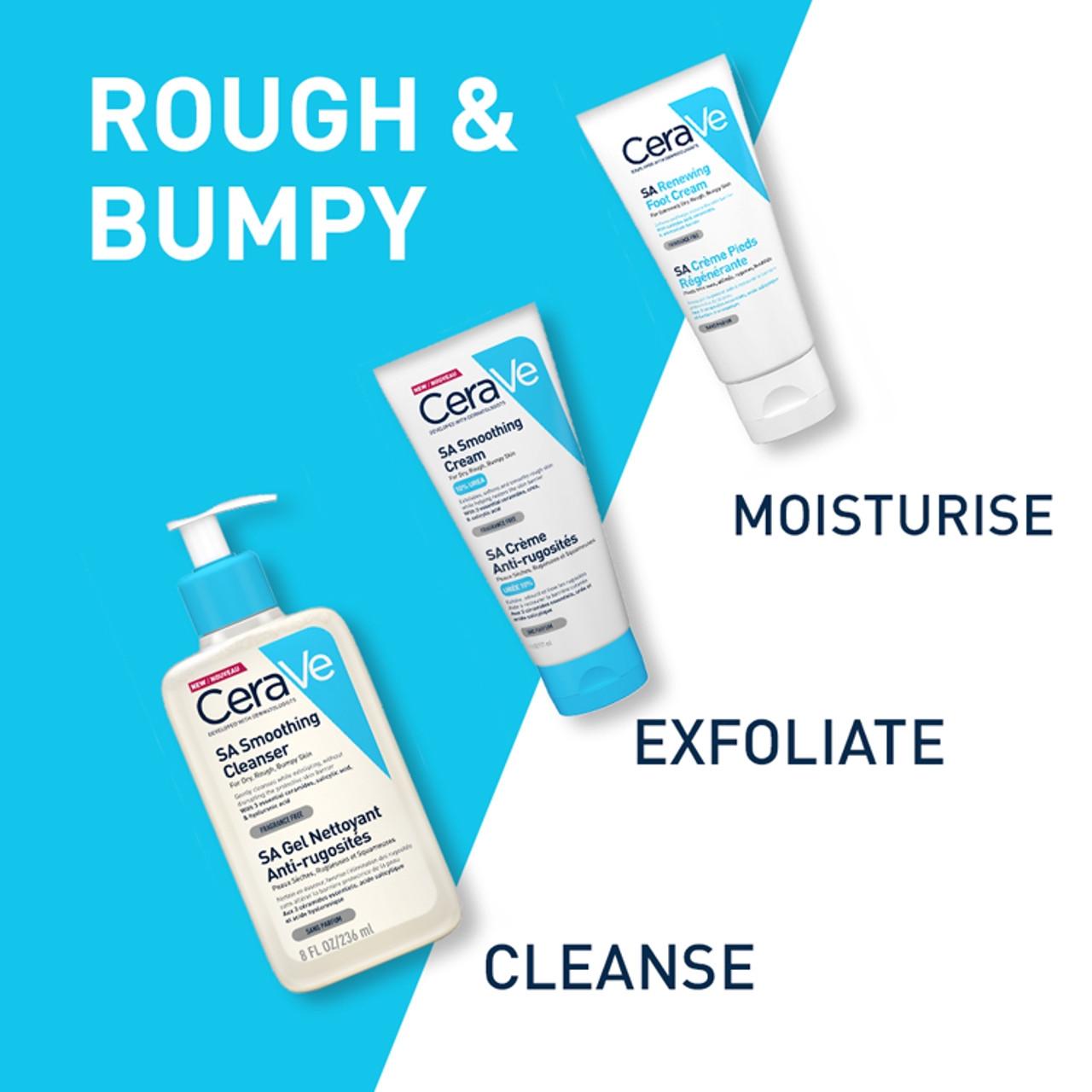 CeraVe SA Smoothing Cleanser For Face & Body 236ml Image https://cdn11.bigcommerce.com/s-g585yu857h/images/stencil/1280w/products/3641/10760/3337875684118_T61__79425.1781536043.jpg1