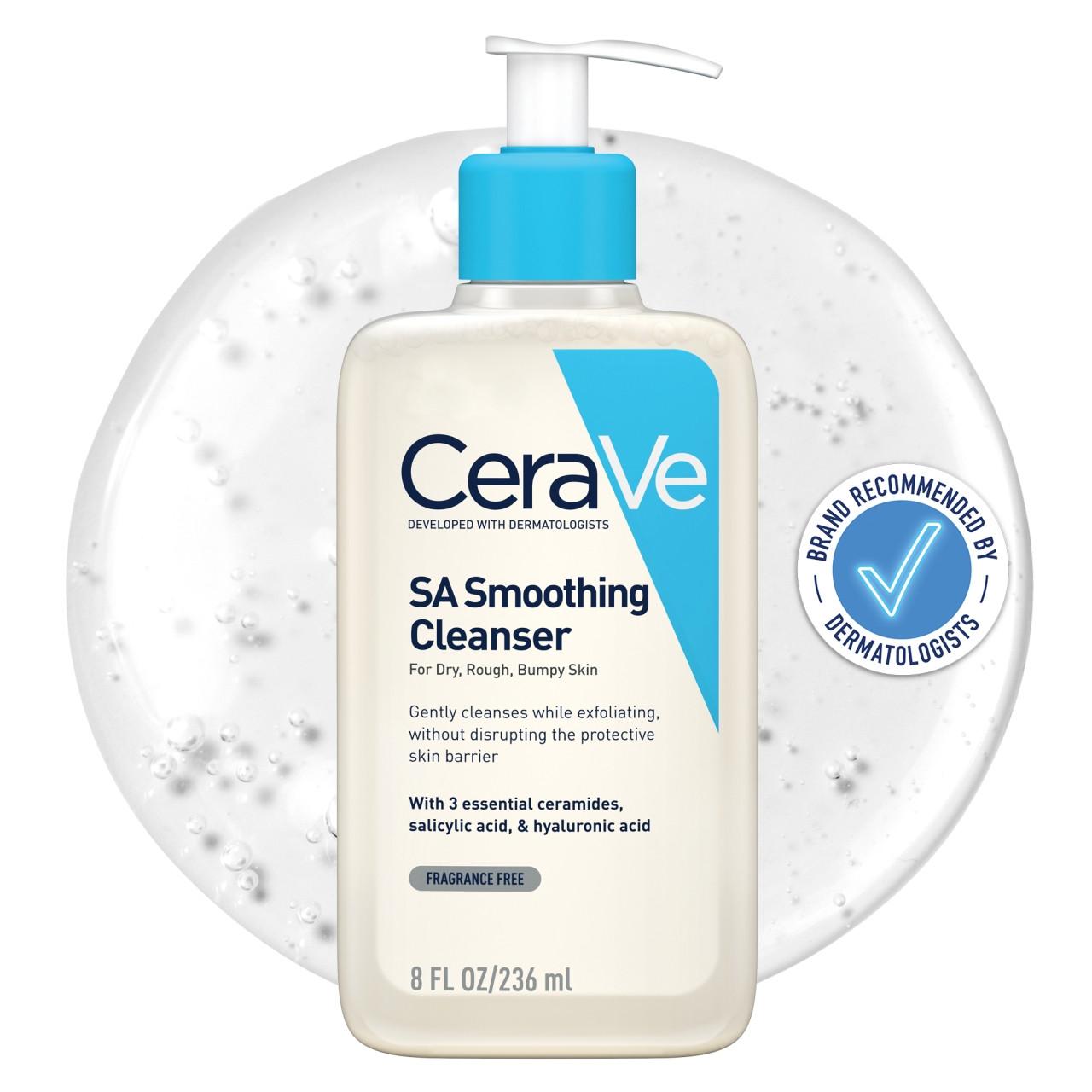 CeraVe SA Smoothing Cleanser For Face & Body 236ml Image https://cdn11.bigcommerce.com/s-g585yu857h/images/stencil/1280w/products/3641/10761/3337875684118_T3__46387.1740667976.jpg1