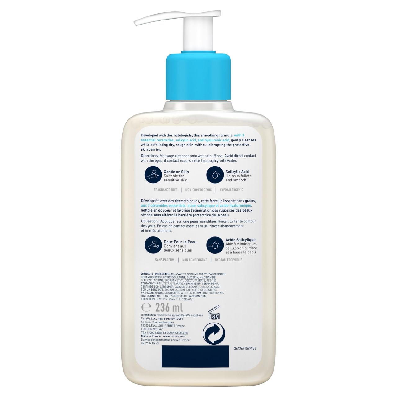 CeraVe SA Smoothing Cleanser For Face & Body 236ml Image https://cdn11.bigcommerce.com/s-g585yu857h/images/stencil/1280w/products/3641/10762/3337875684118_T20__29208.1781536148.jpg1