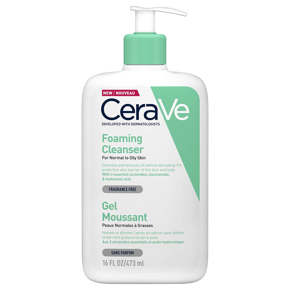 CeraVe Facial Foaming Cleanser For Face & Body 473ml Image 1