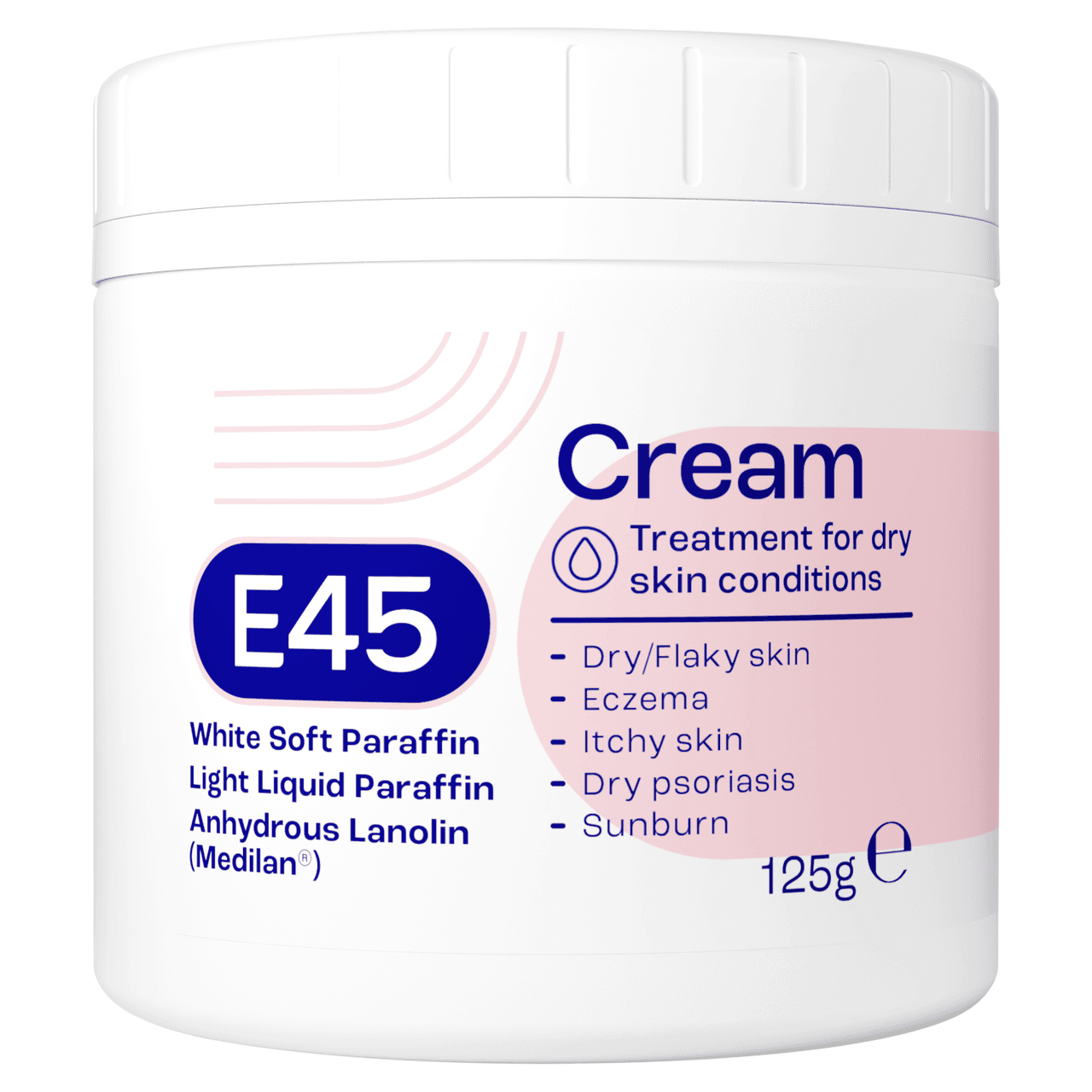 E45 Moisturiser Cream 125g Image 1