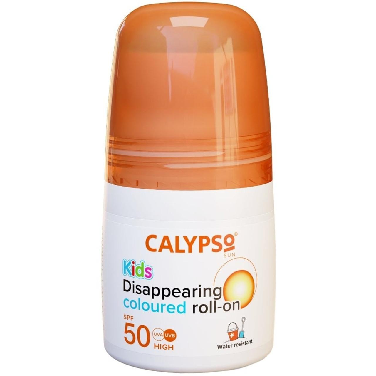 Calypso Sun Kids Coloured Roll On SPF50 50ml Image 1