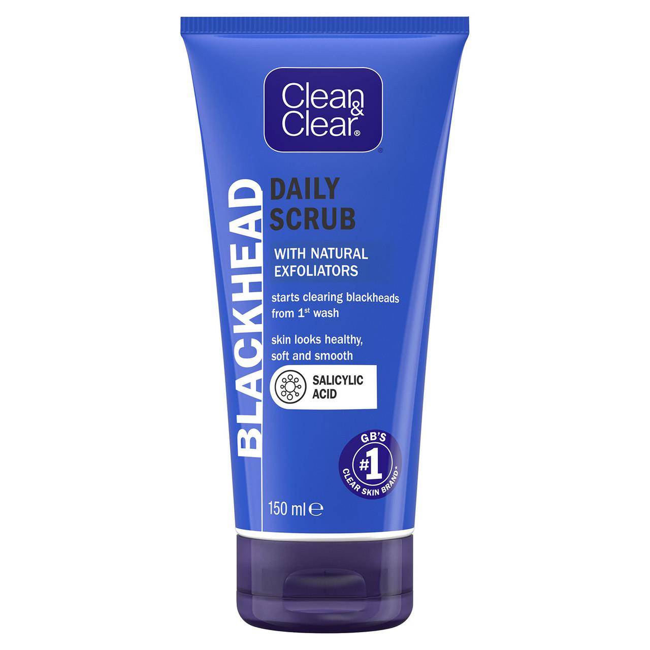 Clean & Clear Blackhead Clearing Daily Scrub 150ml Image 1